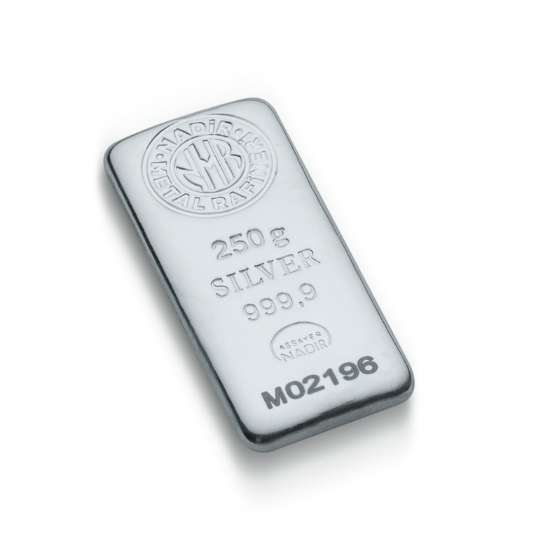 1/4 KILO SILBER - NADIR - SILBERBARREN