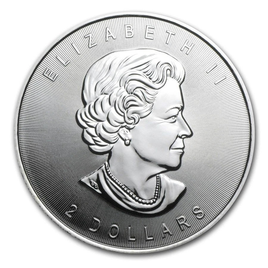 3/4 UNZE SILBER - KANADA HEULENDER WOLF 2015 - SILBERMÜNZE