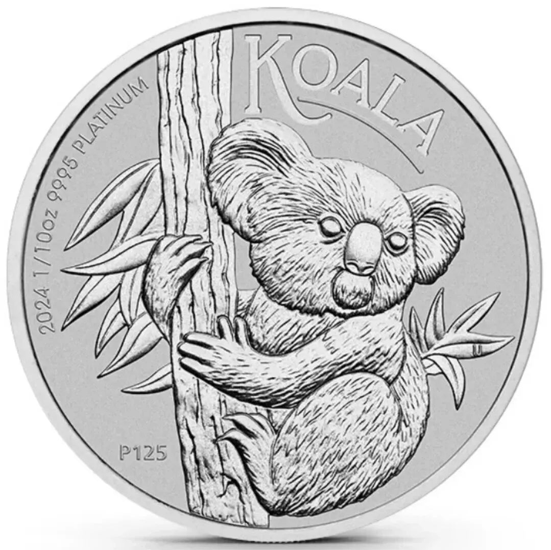 1/10 UNZE PLATIN - KOALA BÄR / AUSTRALIEN 2024 - MÜNZE