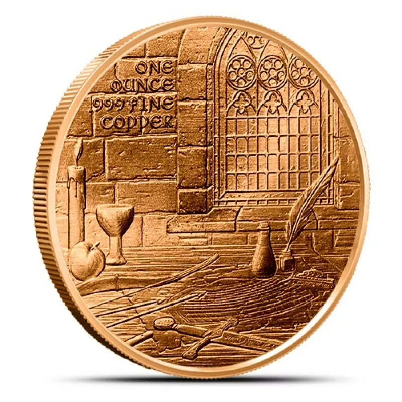 1 UNZE 999 KUPFER - MÄRCHEN - DER RATTENFÄNGER VON HAMELN - KUPFERBARREN