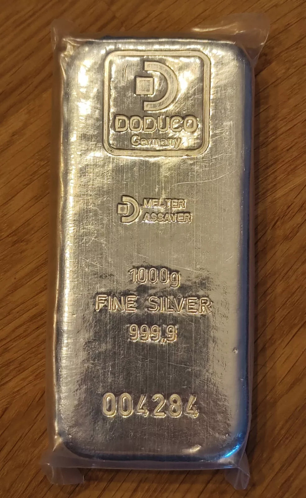 1 KILO SILBER - DODUCO - DEUTSCHLAND - SILBERBARREN