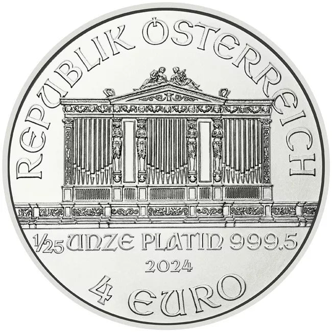 1/25 UNZE PLATIN - MÜNZE - ÖSTERREICH PHILHARMONIKER