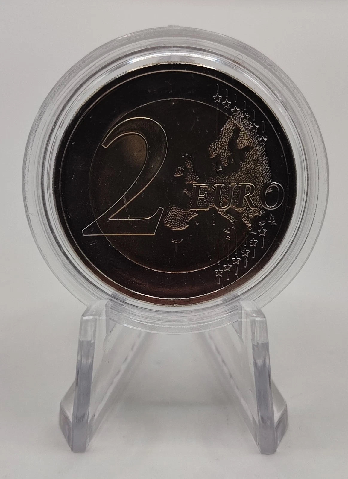 2 Euro Münze - Slowakei - 100 Jahre Bluttransfusion 2023 - koloriert