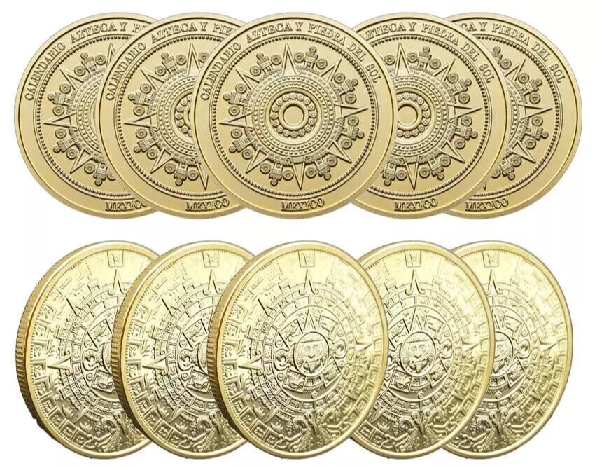 MEDAILLE - MAYA KALENDER / AZTEKEN / SONNENSCHEIBE
