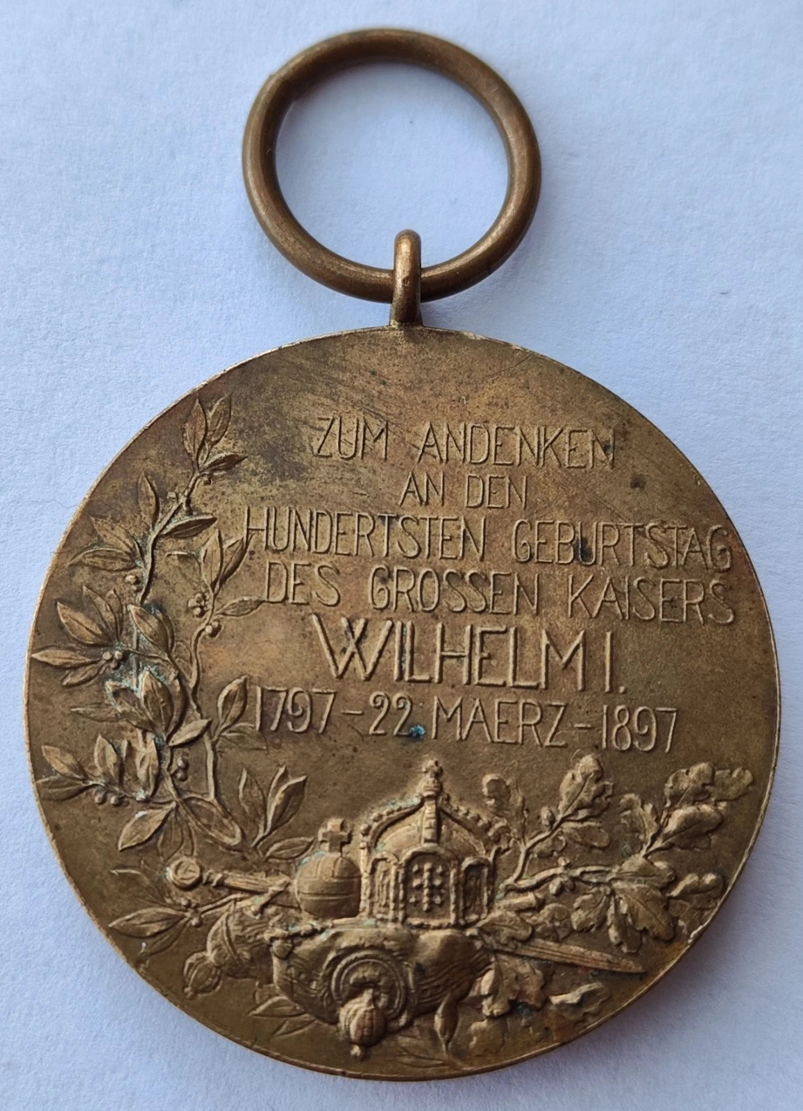 MEDAILLE - ZUM 100. GBERTSTAG VON WILHELM II. - 1897 - ORDEN