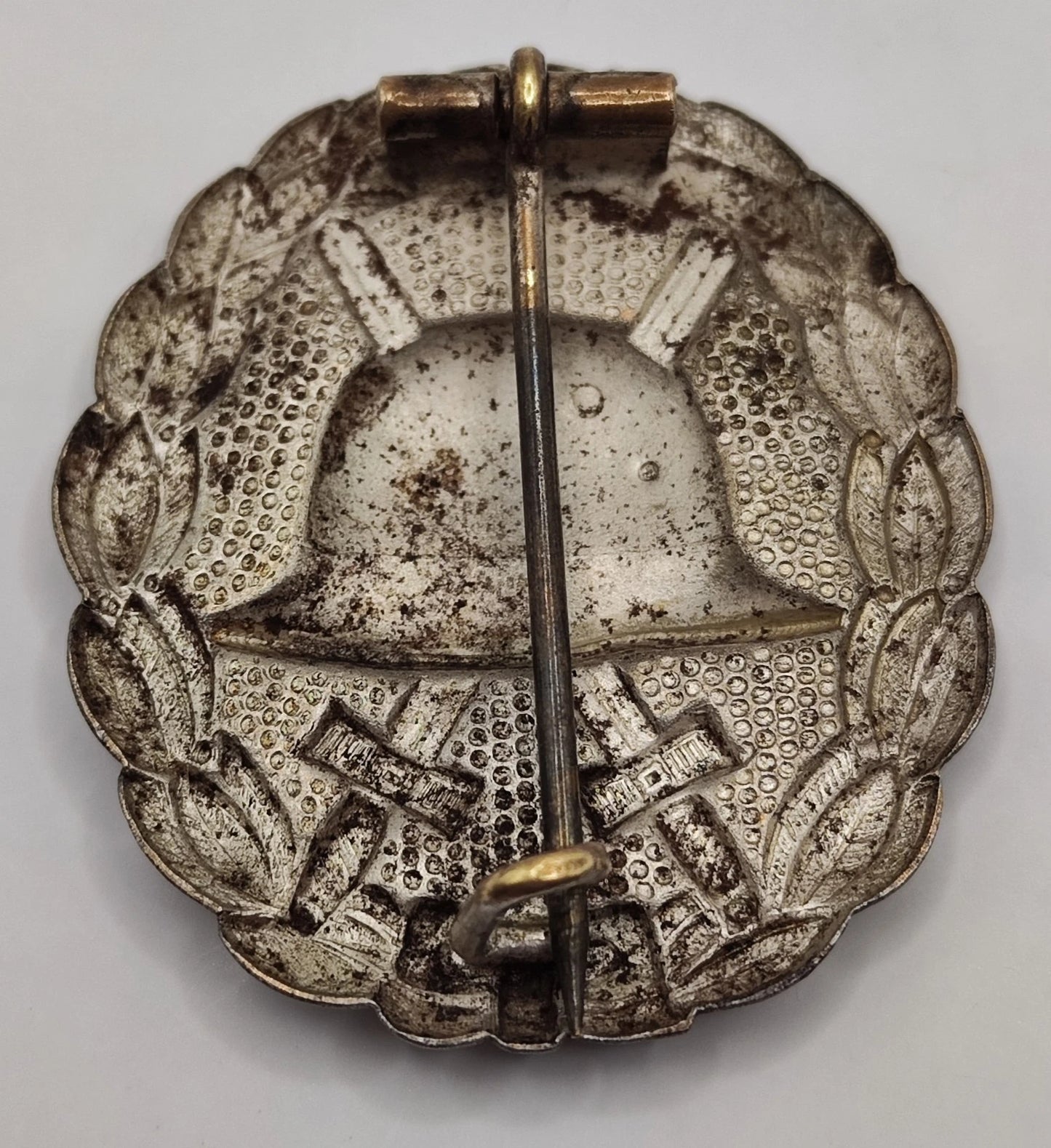 VERWUNDETENABZEICHEN SILBER 1914 - OTTO SCHICKLE / PFORZHEIM - ORDEN