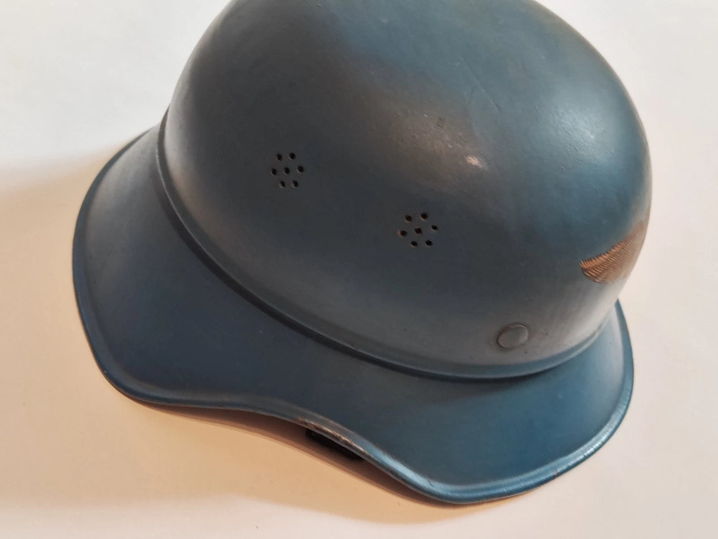 ORIGINALER LUFTSCHUTZ HELM / STAHLHELM - M38 - WK II - WEHRMACHT - GUTER ZUSTAND