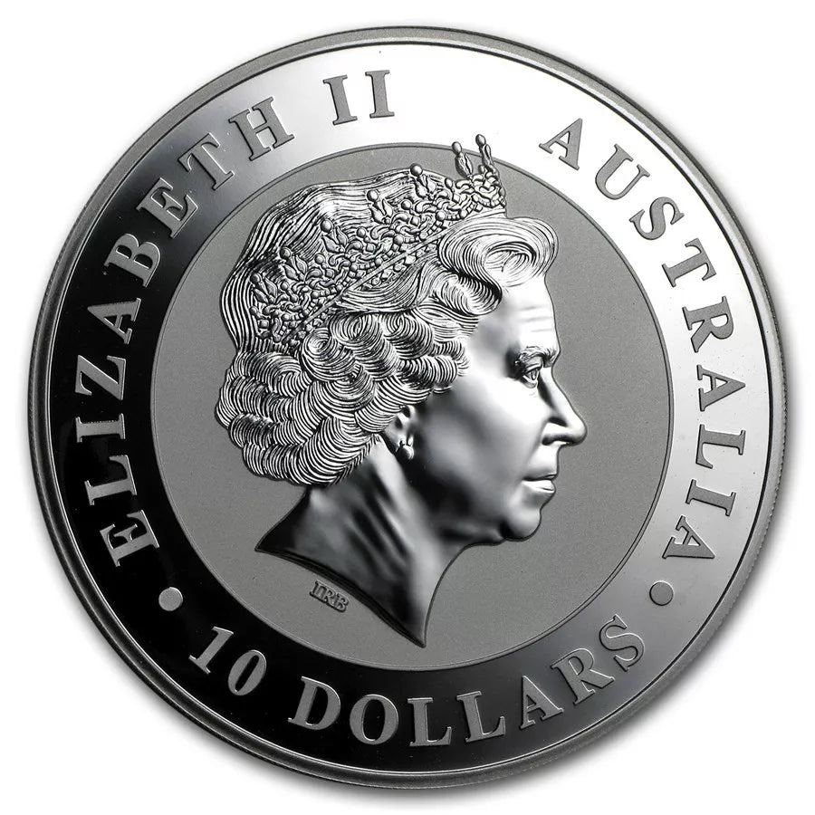 10 UNZEN SILBER - KOOKABURRA 2010 - SILBERMÜNZE