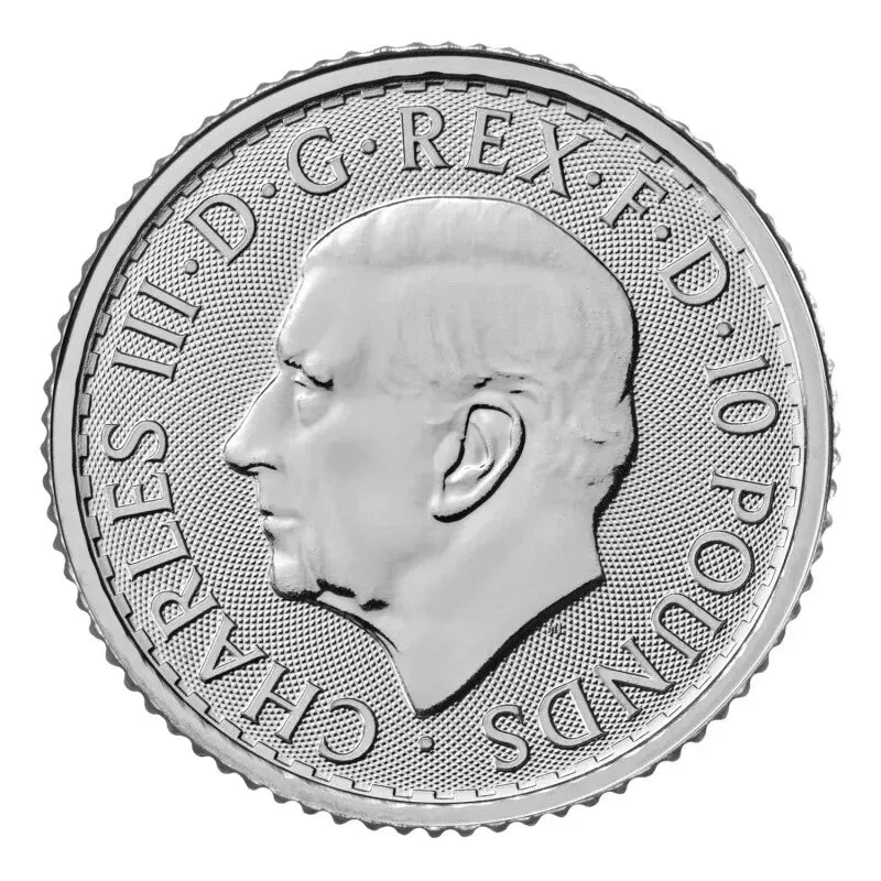 1/10 UNZE PLATIN - BRITANNIA 2024 / KÖNIG CHARLES III. - MÜNZE