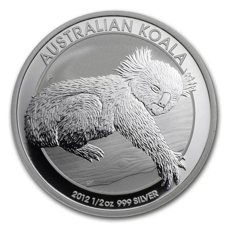 1/2 UNZE SILBER - KOALA BÄR 2012 - SILBERMÜNZE