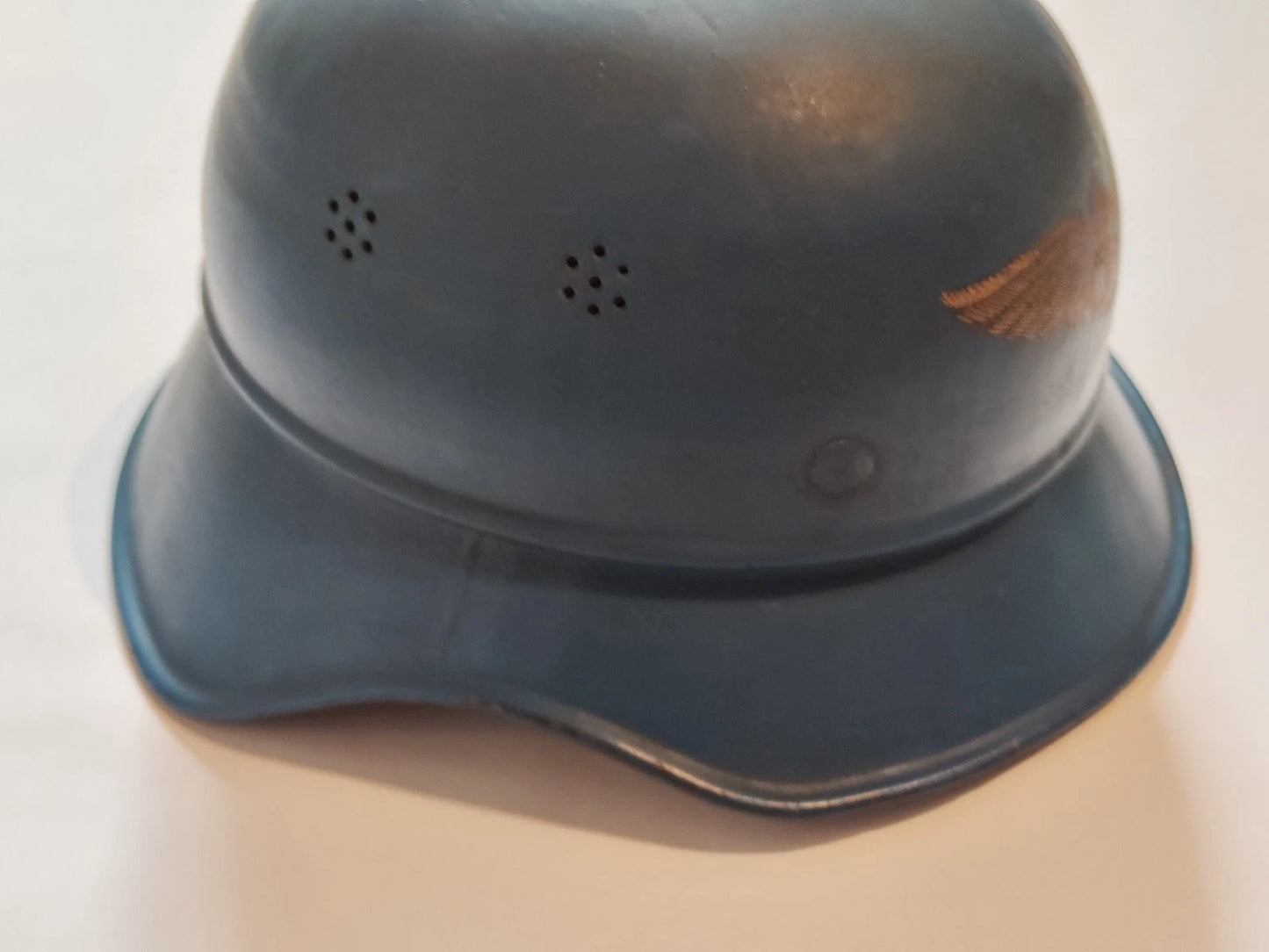 ORIGINALER LUFTSCHUTZ HELM / STAHLHELM - M38 - WK II - WEHRMACHT - GUTER ZUSTAND