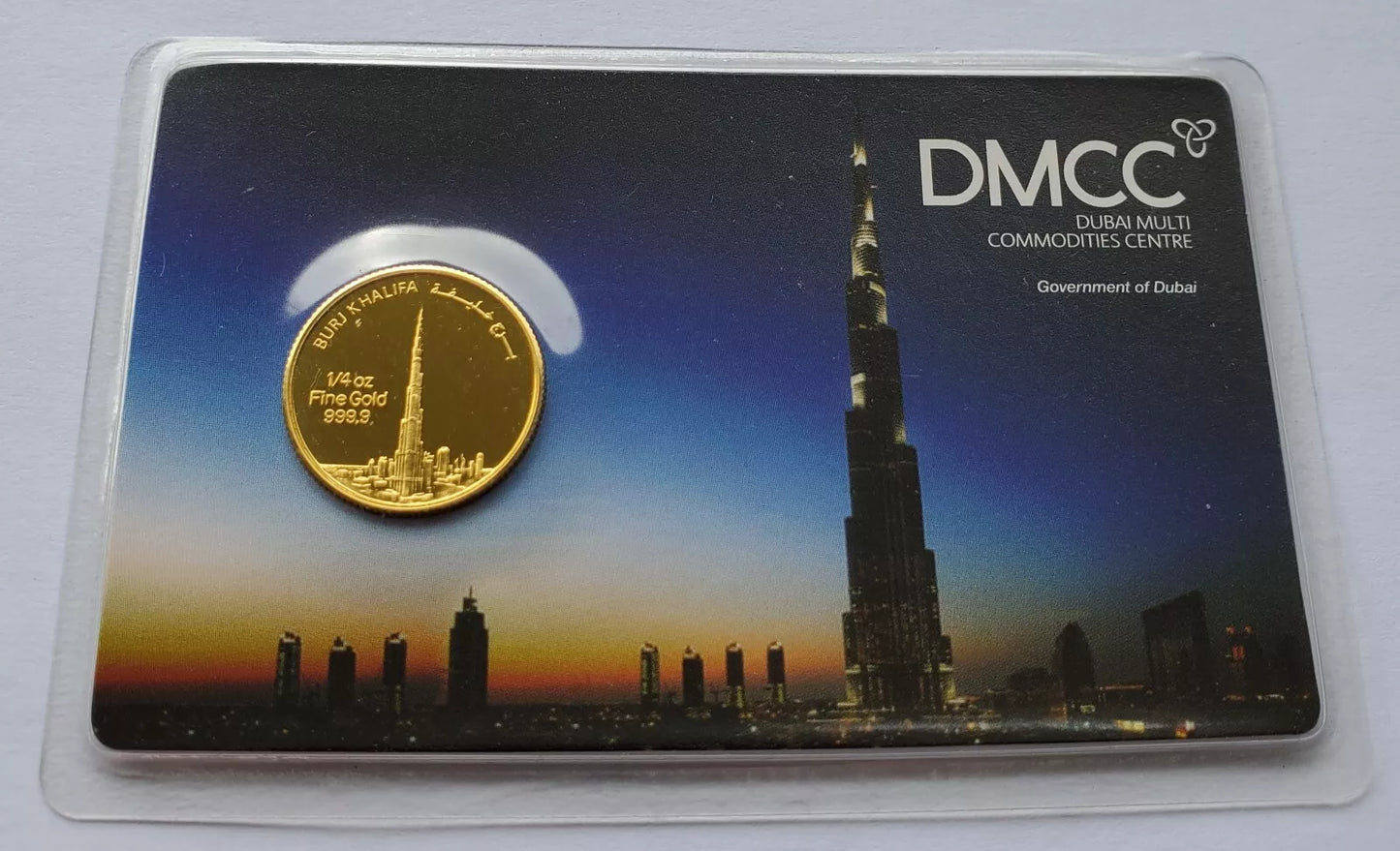 1/4 UNZE 999 GOLD - DUBAI BURJ KHALIFA - GOLDBARREN