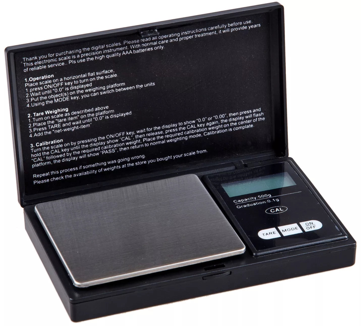 DIGITAL WAAGE - BIS 500 GRAMM