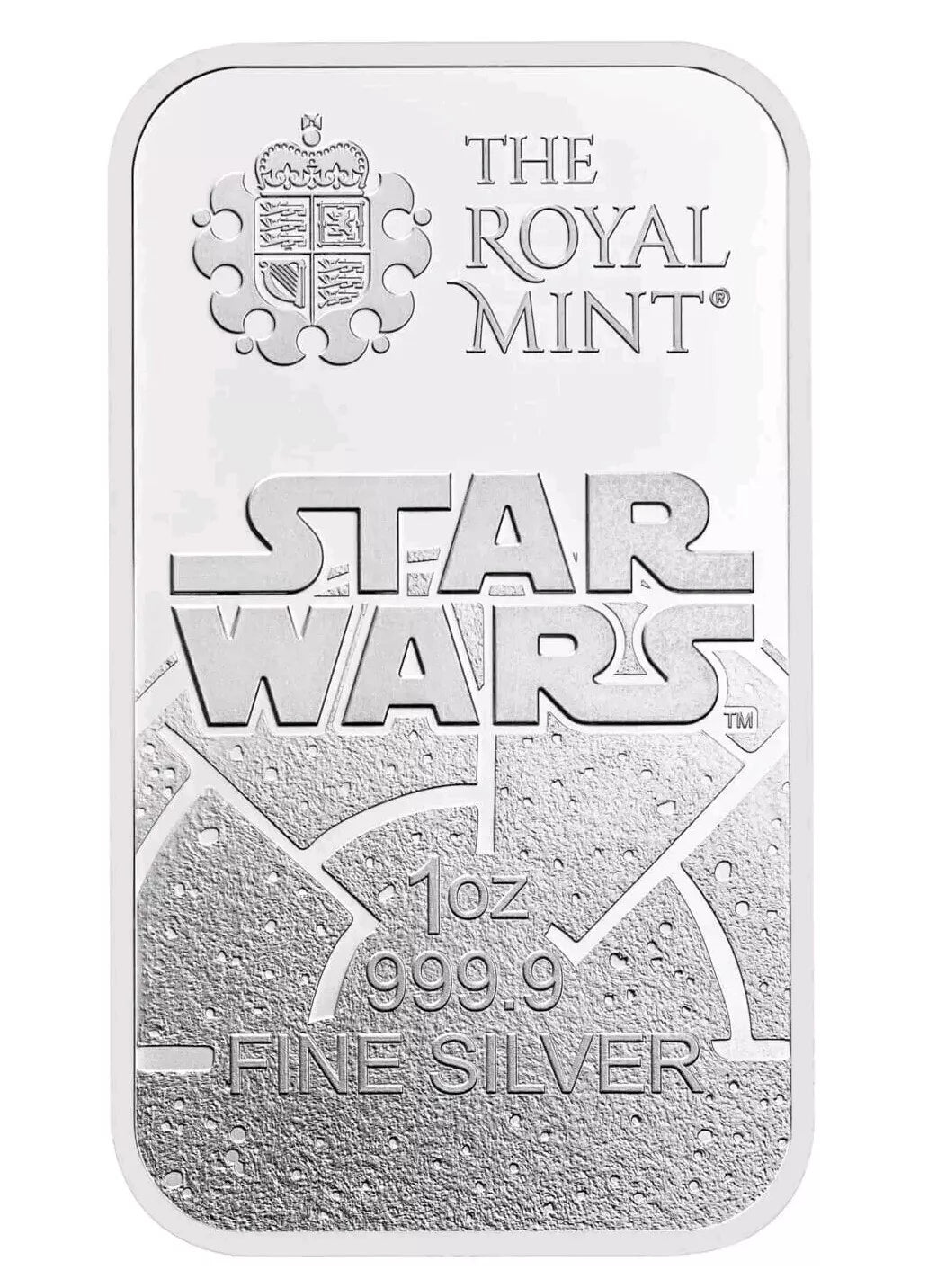 1 UNZE 999 SILBER - STAR WARS / DARTH VADER / STURMTRUPPLER - SILBERBARREN