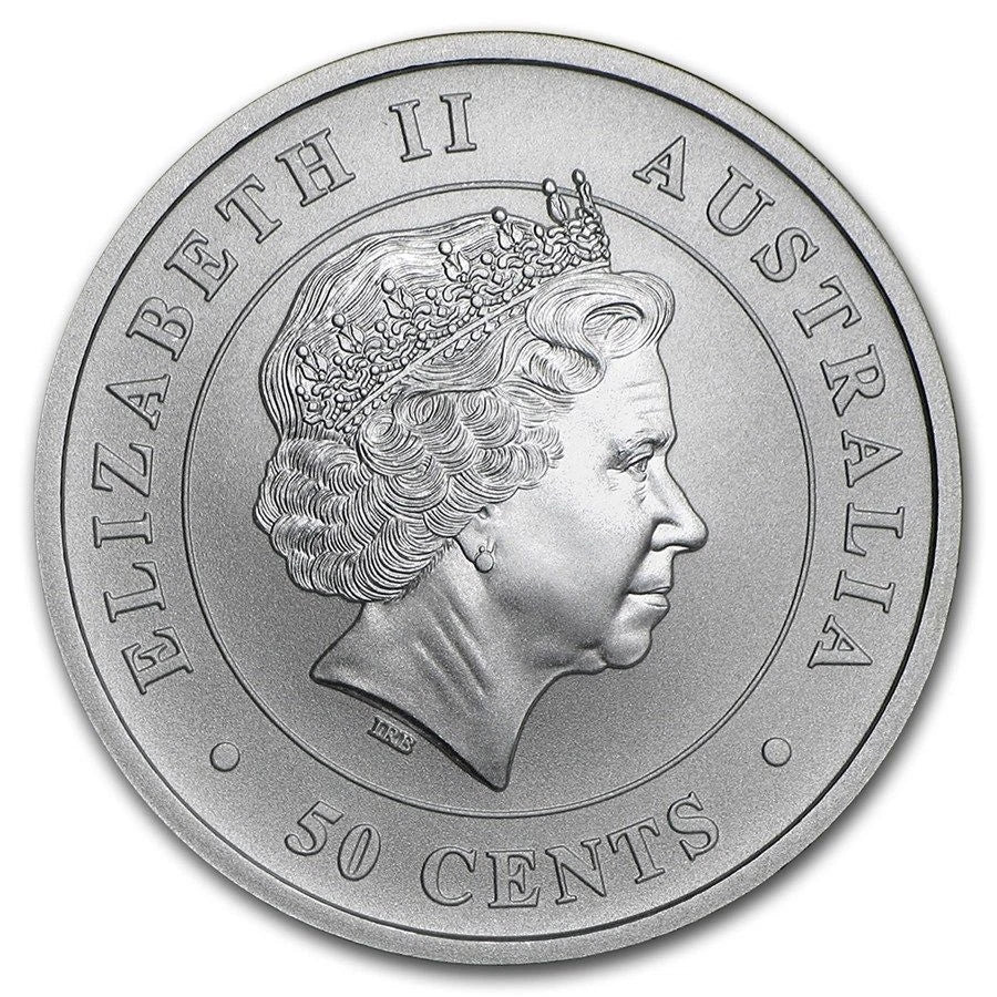 1/2 UNZE SILBER - TIGERHAI - SILBERMÜNZE