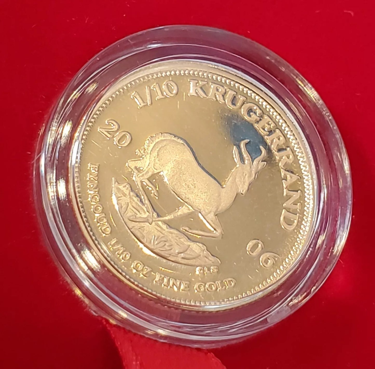 1/10 UNZE 999 GOLD - KRÜGERRAND SET 2006 - GOLDMÜNZE + SILBERMÜNZE