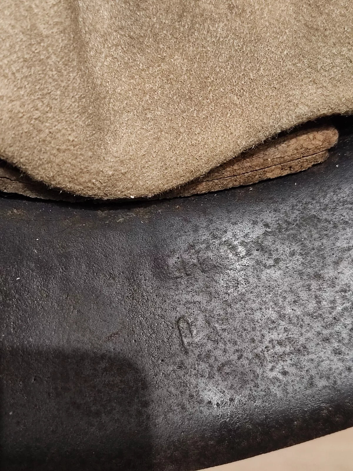 ORIGINALER M40 LUFTSCHUTZ HELM / STAHLHELM - WK II - WEHRMACHT - GUTER ZUSTAND