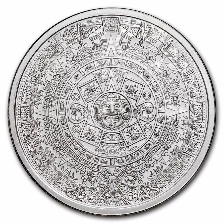 1/10 UNZE SILBER - MAYA KALENDER / AZTEKEN - SILBERBARREN