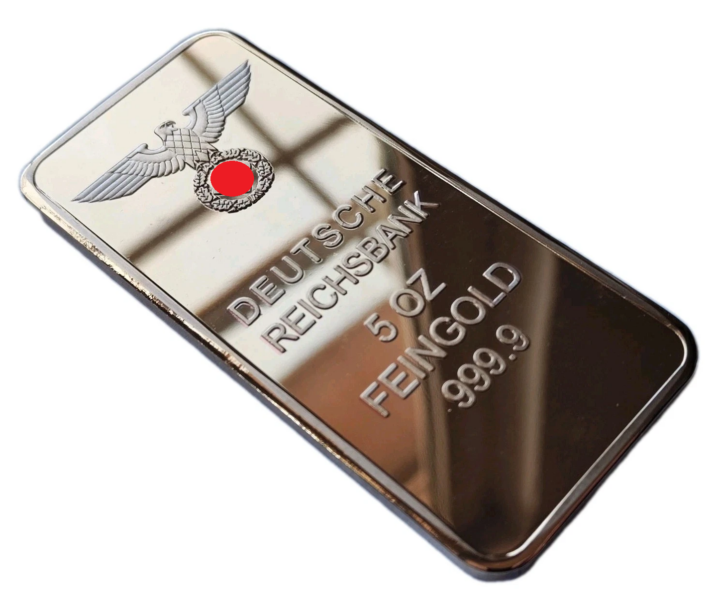 5 UNZEN GOLDBARREN - REICHSBANK - DEKO / FANTASIE PRÄGUNG