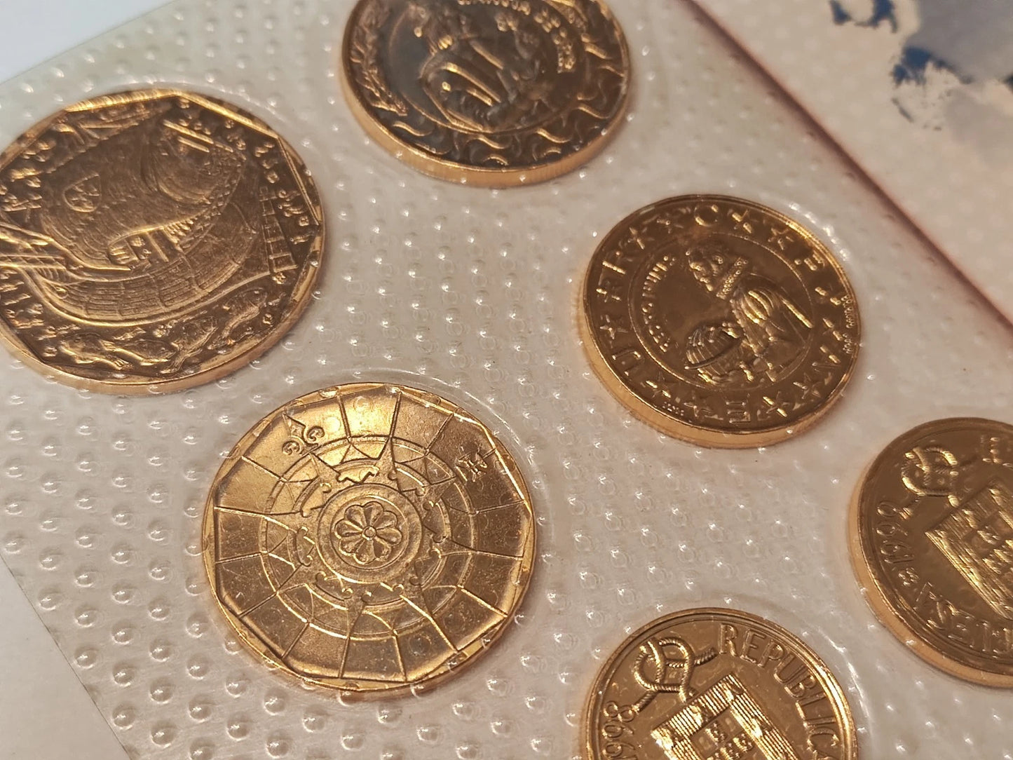 KMS VOR EURO - PORTUGAL - 24 KARAT VERGOLDET