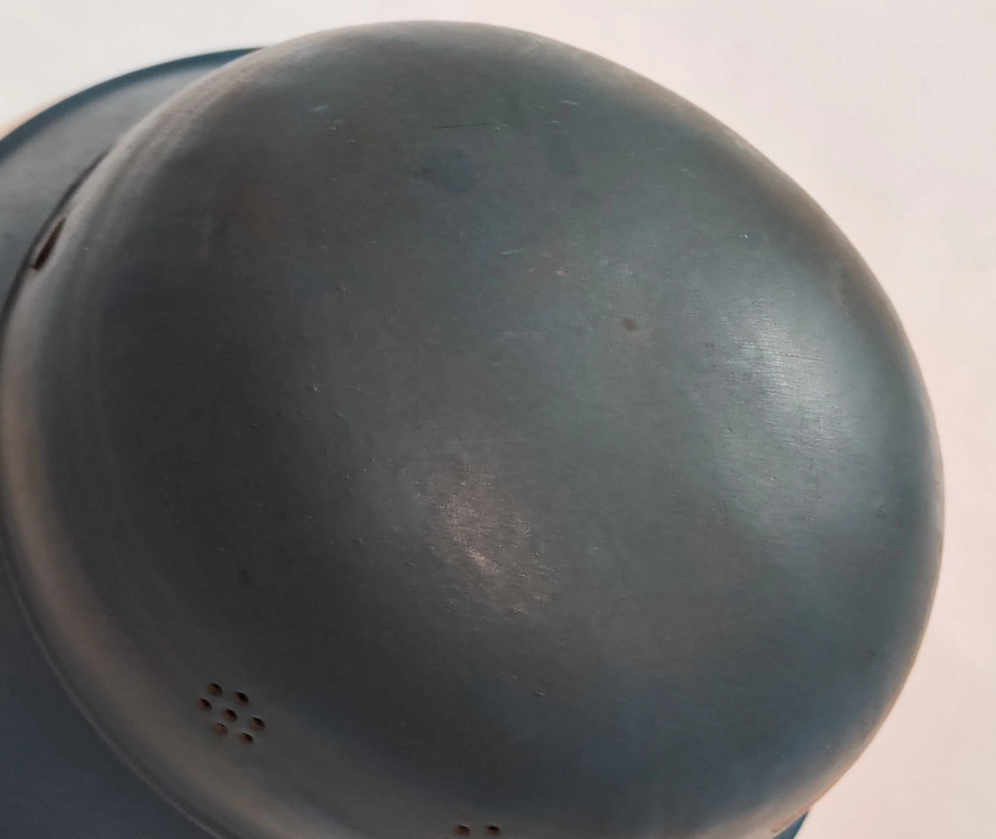 ORIGINALER LUFTSCHUTZ HELM / STAHLHELM - M38 - WK II - WEHRMACHT - GUTER ZUSTAND