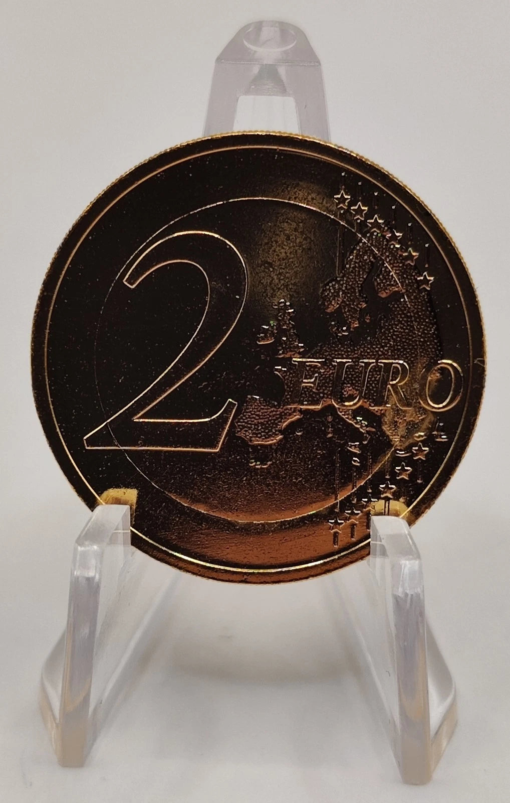 2 Euro Münze - Deutschland -10 Jahre Bargeld 2012 - vergoldet
