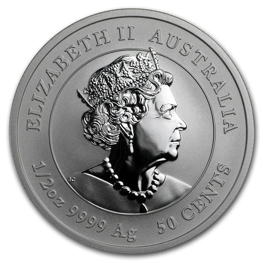 1/2 UNZE SILBER - LUNAR MAUS 2020 - SILBERMÜNZE