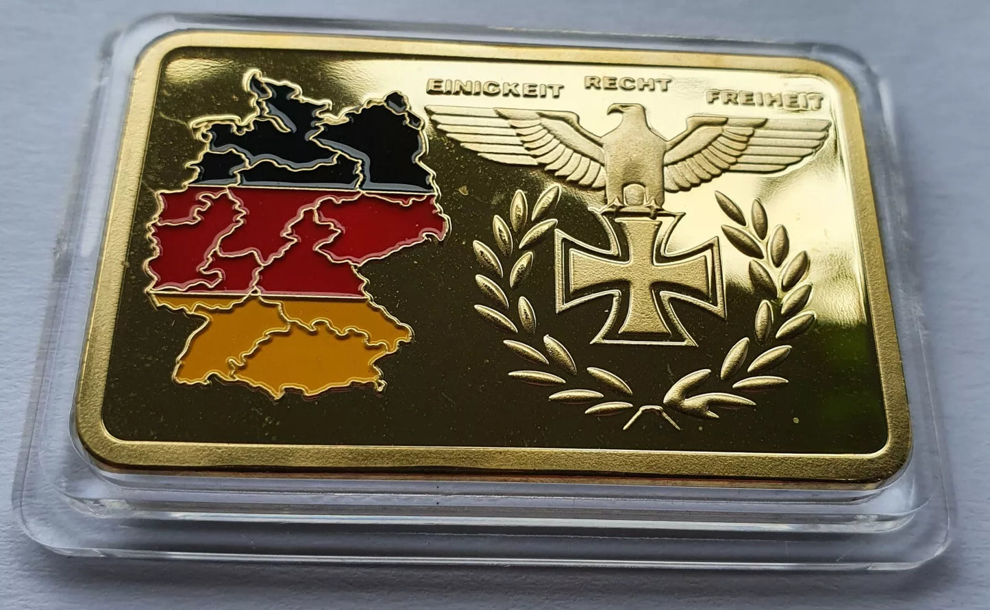 BARREN - DEUTSCHLAND KARTE - KOLORIERT
