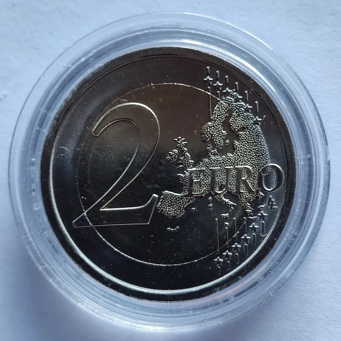 2 Euro Münze - Lettland -Ukrainische Sonnenblume 2023 - koloriert