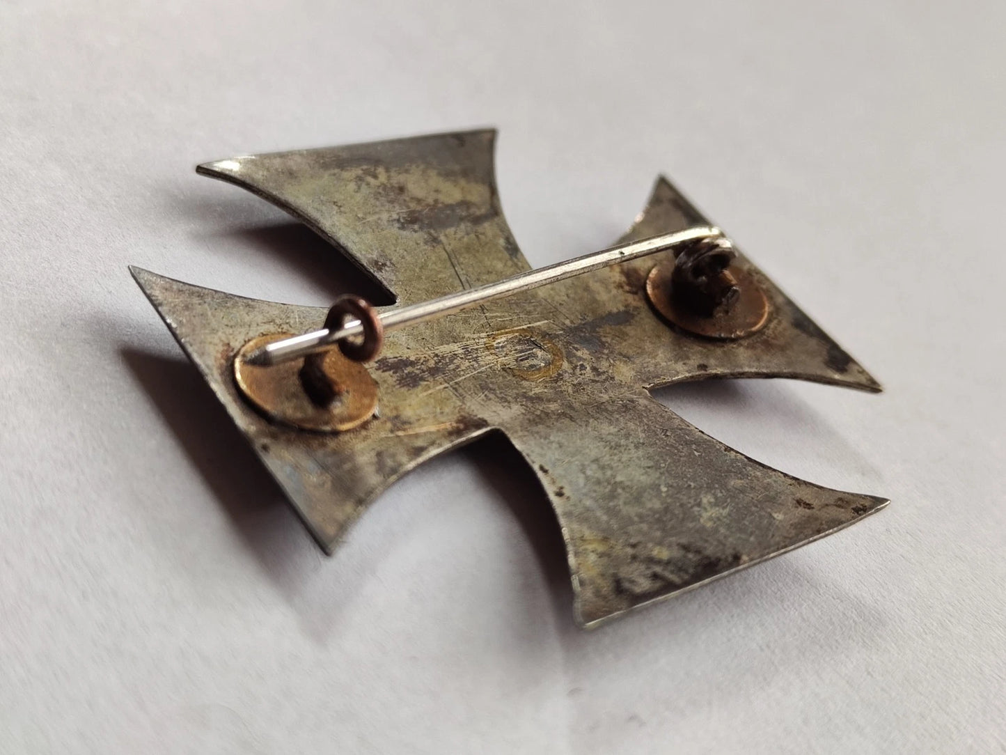 EISERNES KREUZ - 1. KLASSE 1914 - 800 SILBER - GEWÖLBT - ORDEN