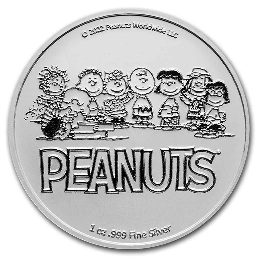 1 UNZE SILBER - DIE PEANUTS - MEDAILLE