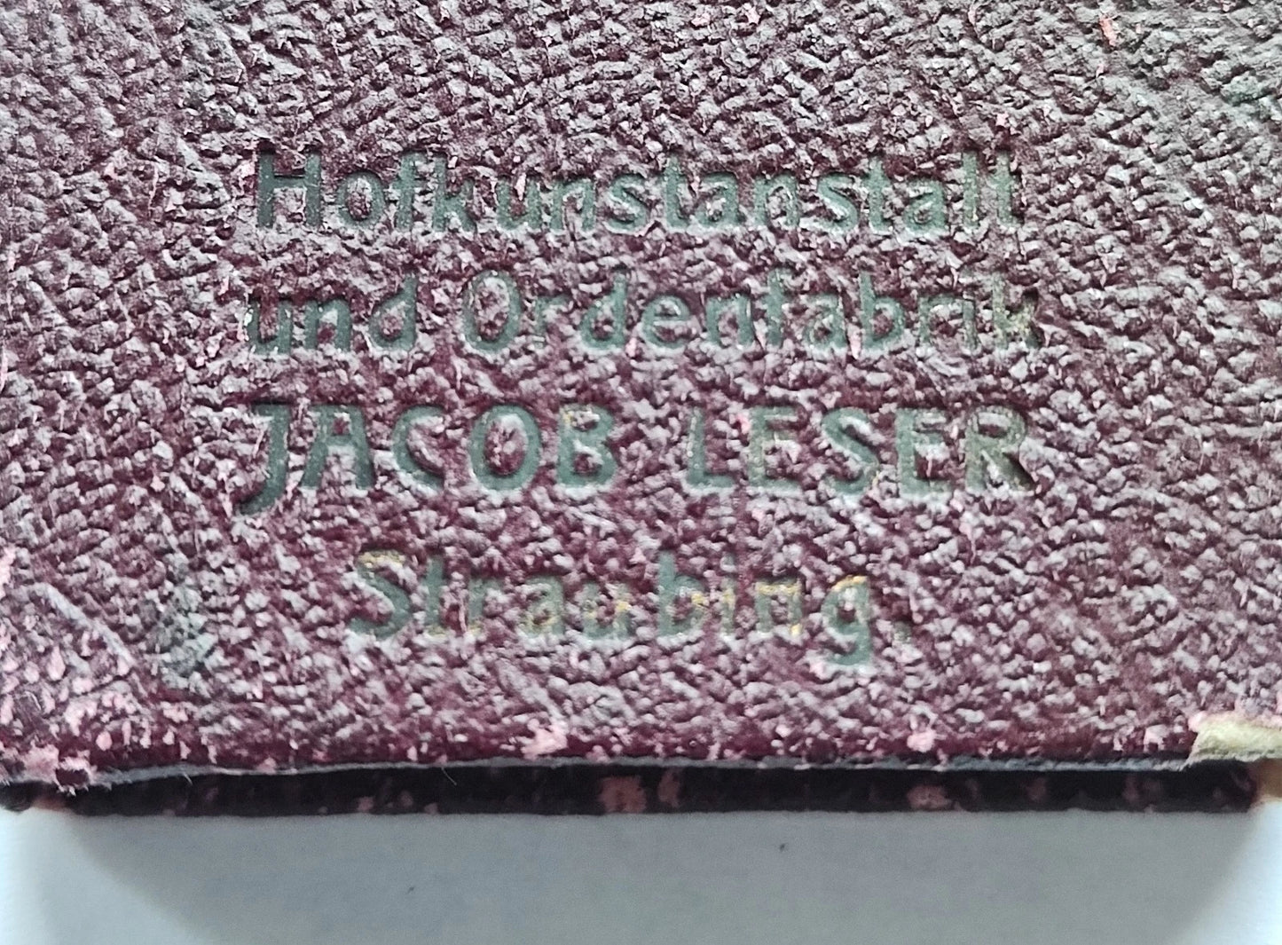 BAYERISCHES VERDIENSTKREUZ 3. KLASSE 1866 - MIT ETUI & BAND - ORDEN