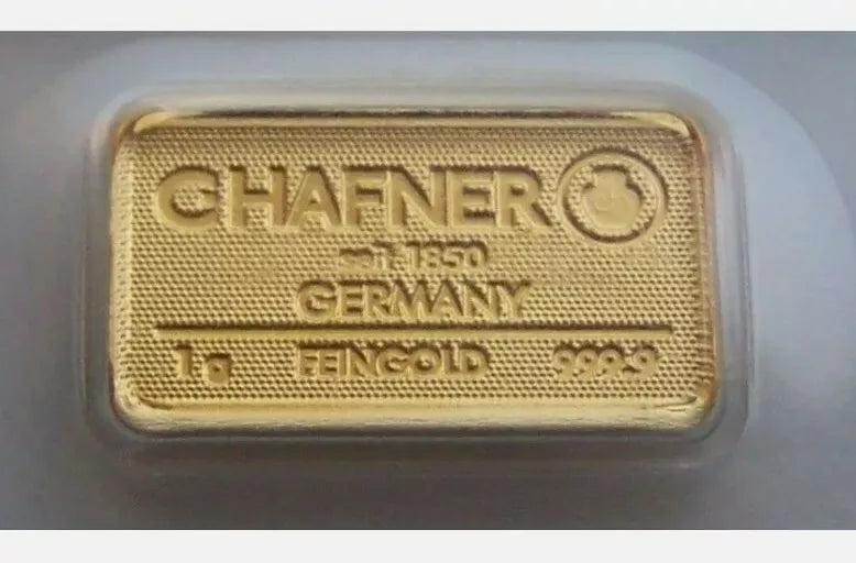 1 GRAMM GOLDBARREN - DIVERSE HERSTELLER