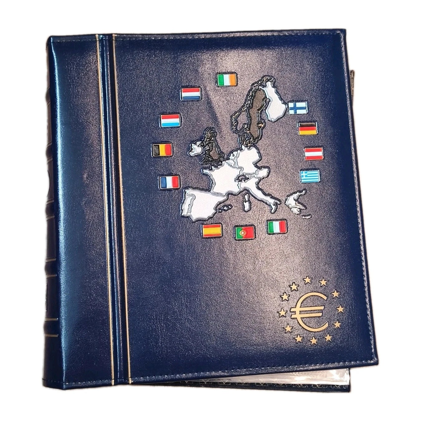 17 KMS / EURO MÜNZEN - EUROPA - 24 KARAT VERGOLDET