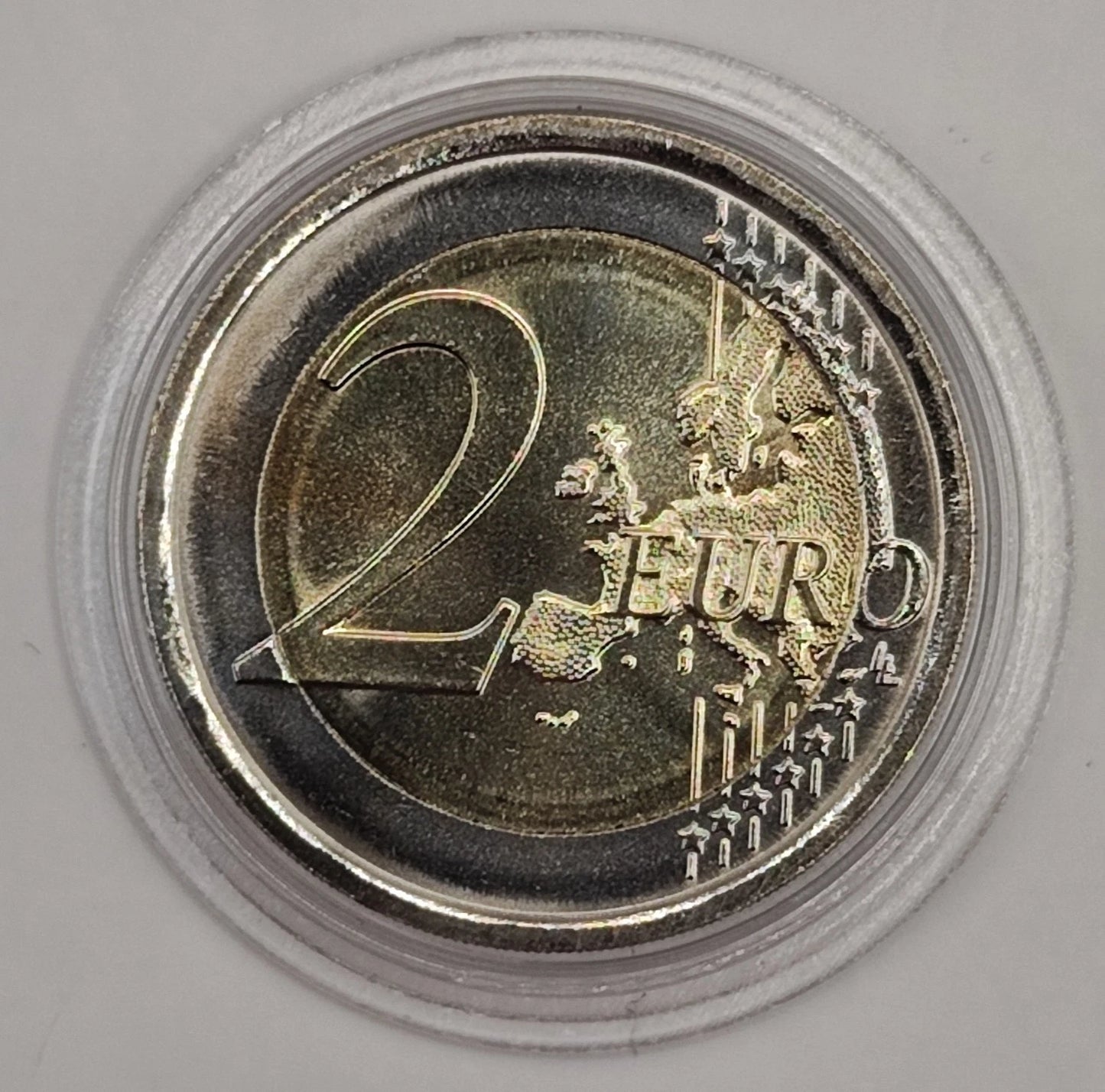 2 Euro Münze - San Marino - Regierungspalast - 2016 - koloriert