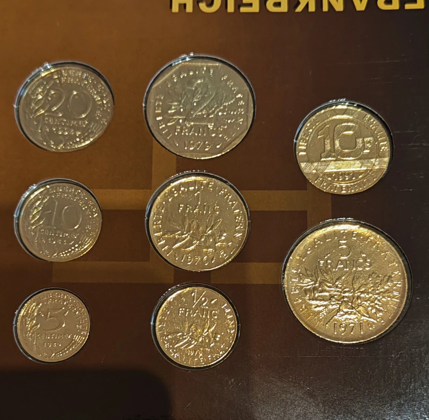 16 KMS - VOR EURO & EURO MÜNZEN - EUROPA - 24 KARAT VERGOLDET