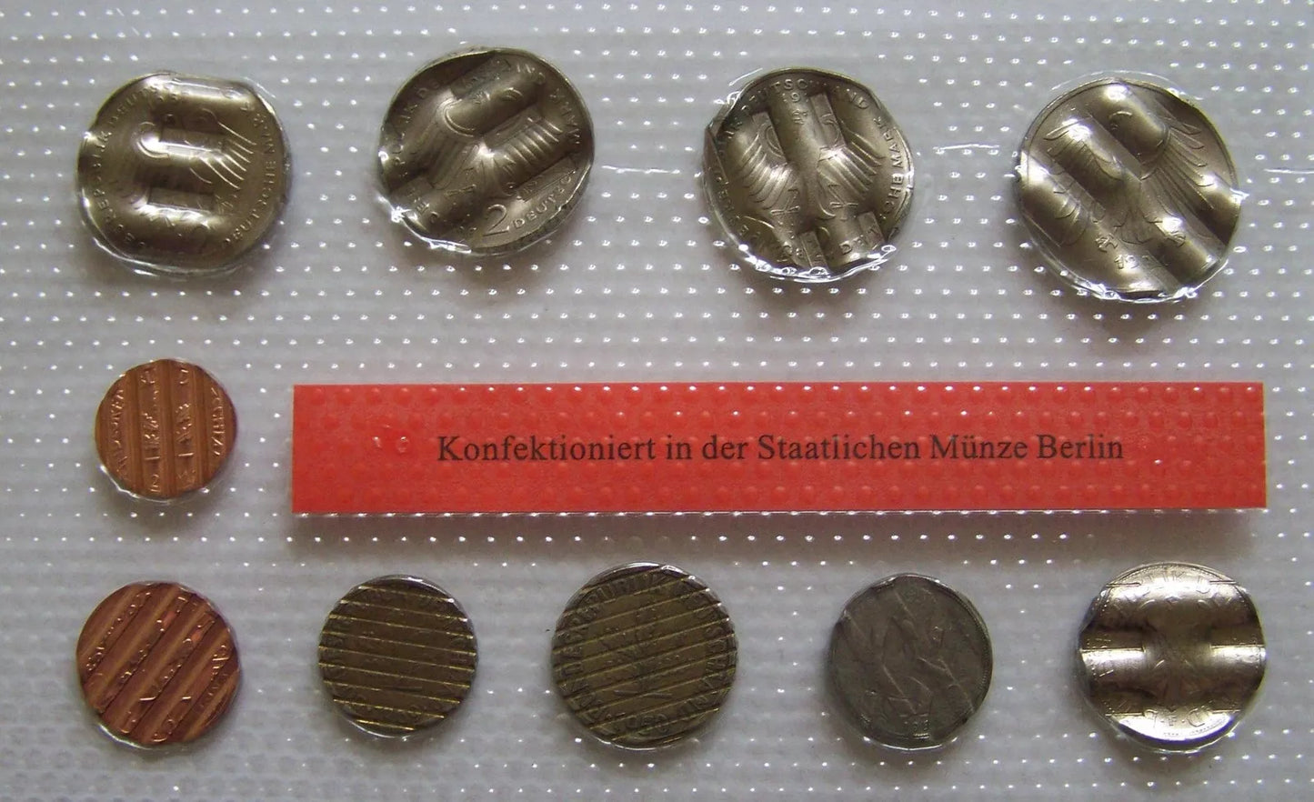 ORIGINAL SCHREDDERGELD - KMS / IM BLISTER - 12,68 DM / MARK -MÜNZEN