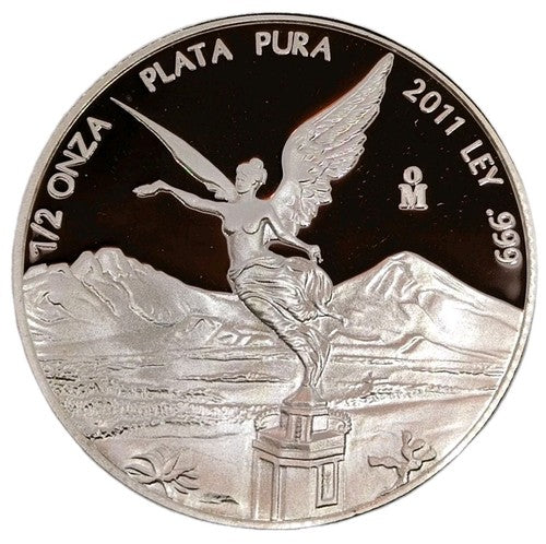 1/2 UNZE SILBER - MEXIKO LIBERTAD LADY 2010 / 2011 - SILBERMÜNZE