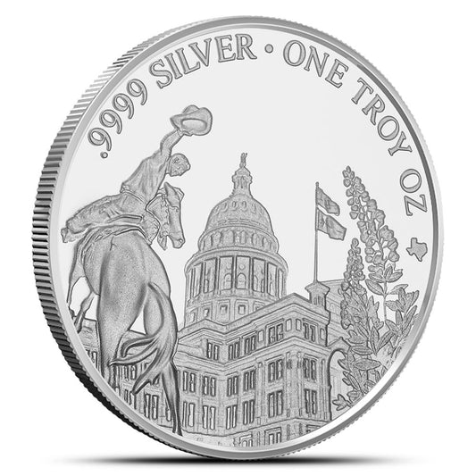 1 UNZE SILBER - TEXAS 2018 - MEDAILLE