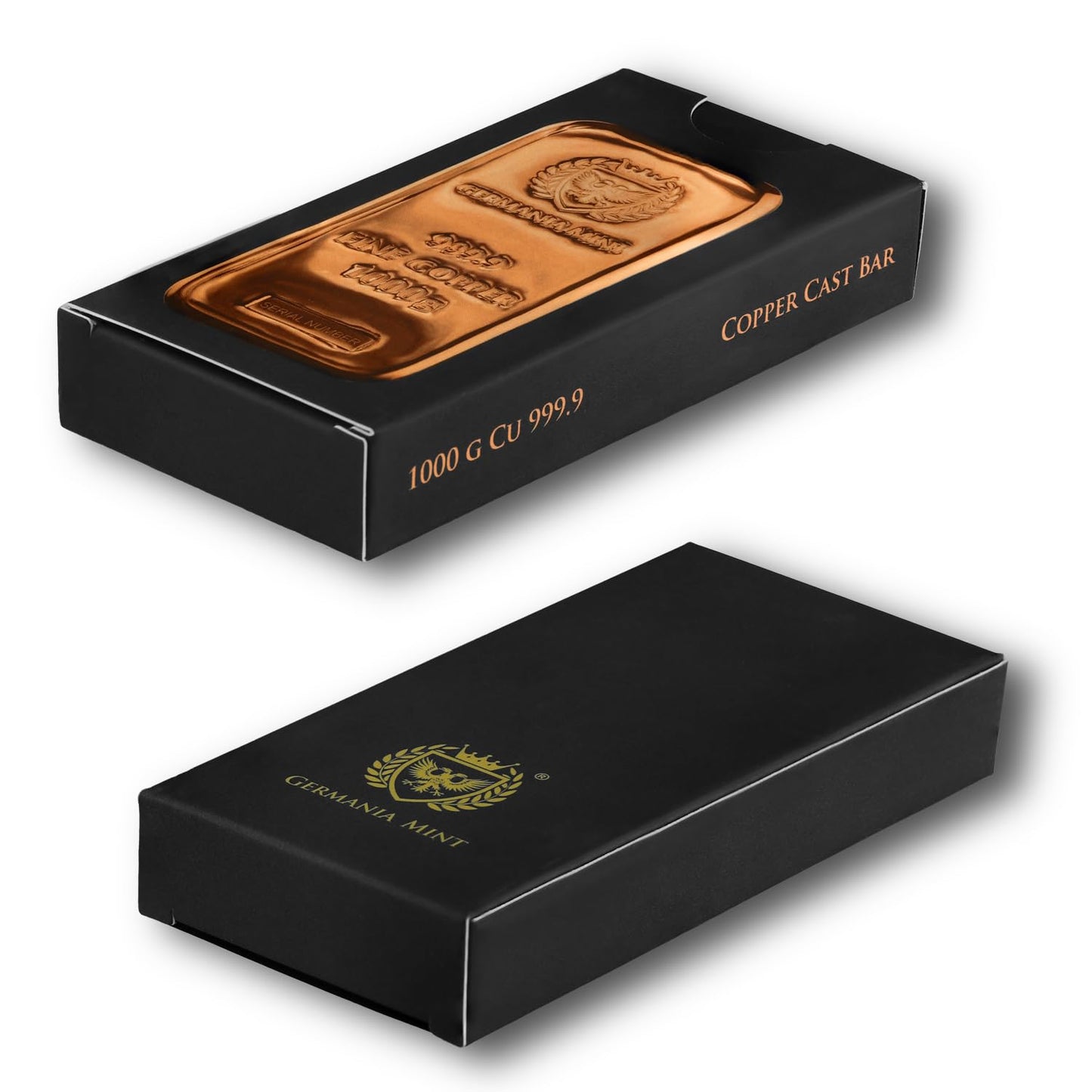 1 KILO KUPFER - GERMANIA - KUPFERBARREN