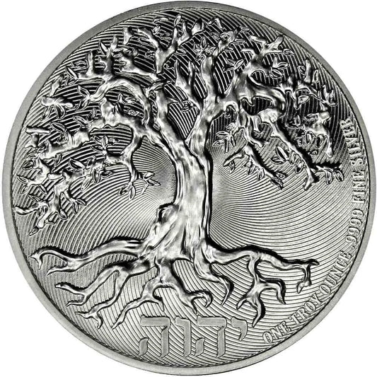 1 UNZE 999 SILBER - BAUM DES LEBENS / LEBENSBAUM - SILBERMÜNZE