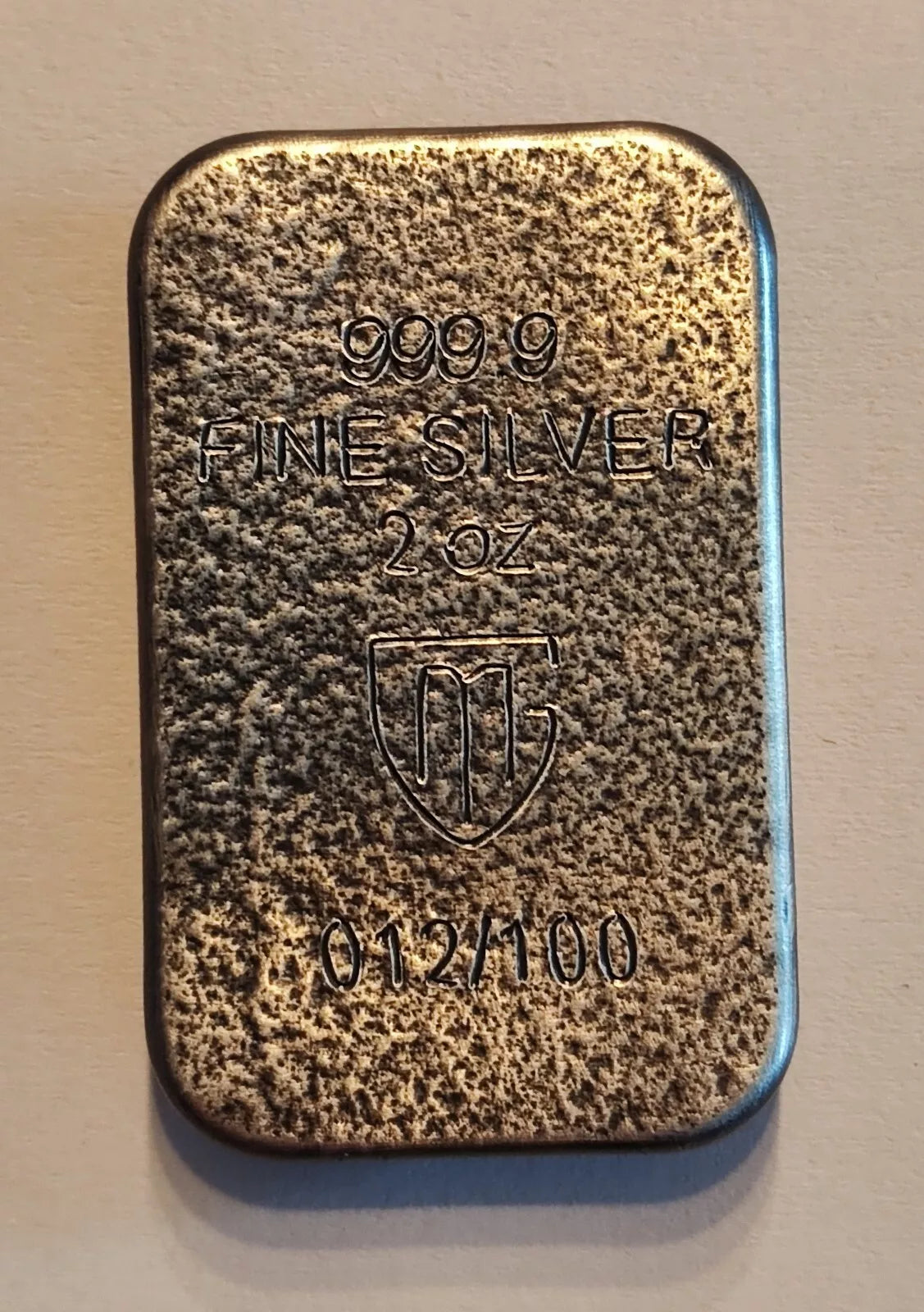 2 UNZEN 999 SILBER - EISERNES KREUZ 1914 - NUR 100 STÜCK - KOLORIERT - SILBERBARREN