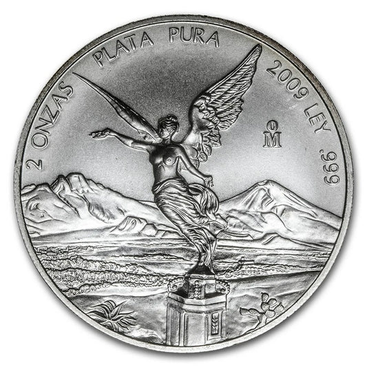 2 UNZEN SILBER - MEXIKO LIBERTAD 2009 - SILBERMÜNZE