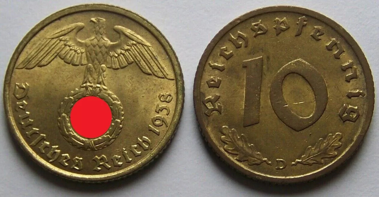 10 REICHSPFENNIG MÜNZE - DEUTSCHES REICH (Kopie)