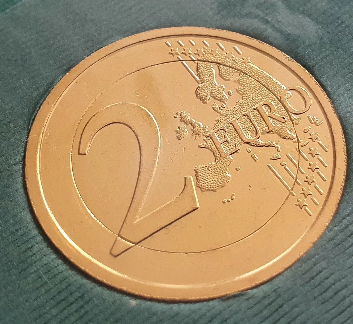 ORIGINAL EURO KMS MÜNZEN - VATIKAN / PAPST FRANZISKUS 2010 - 24 KARAT VERGOLDET