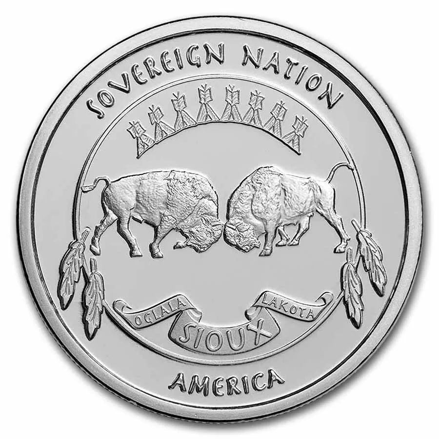 1 UNZE 999 SILBER - USA INDEAN HEAD / BUFFALO / SIOUX INDIANER - SILBERBARREN