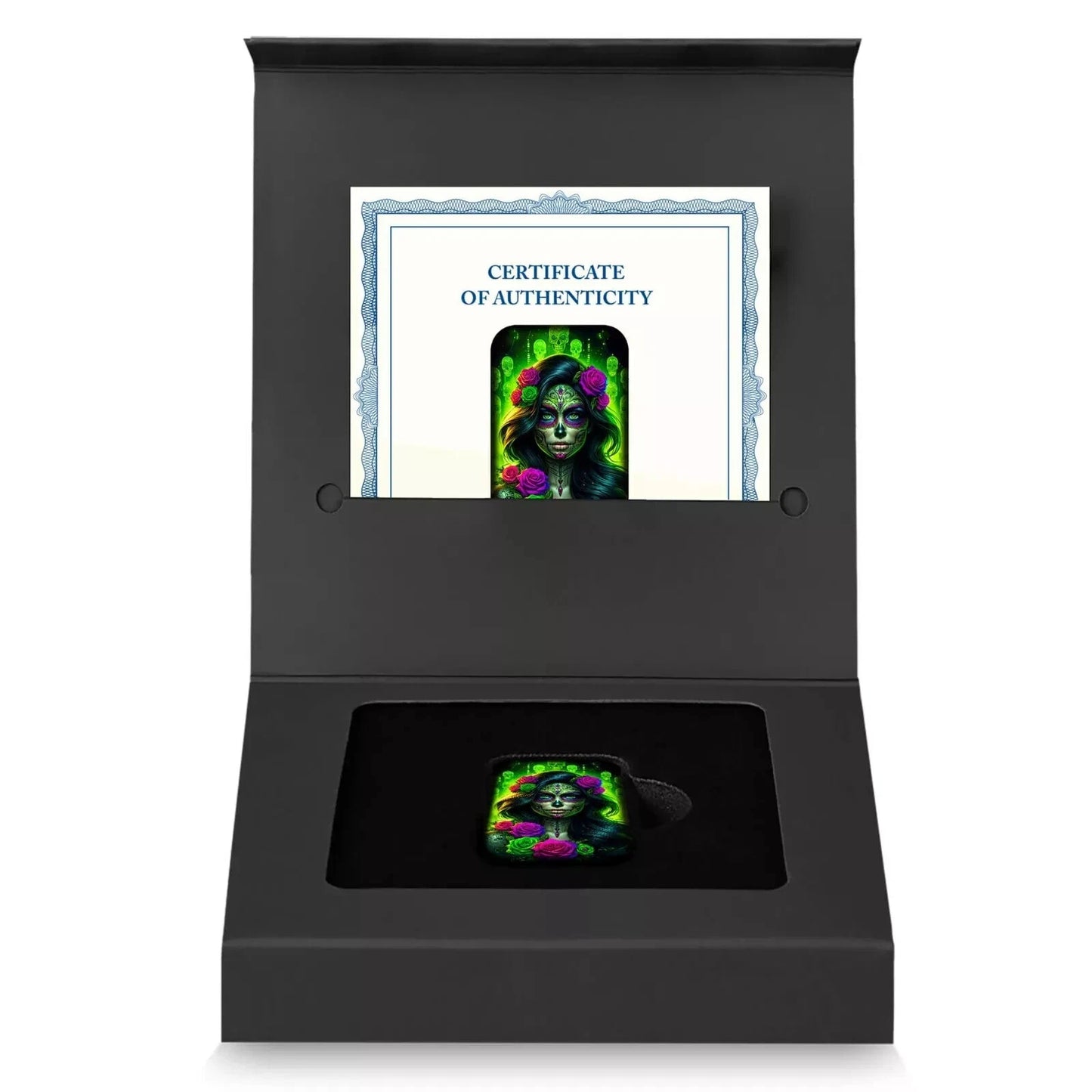 2 UNZEN SILBER - MEXIKO DIA DE LOS MUERTOS - NUR 500 STÜCK - SILBERBARREN