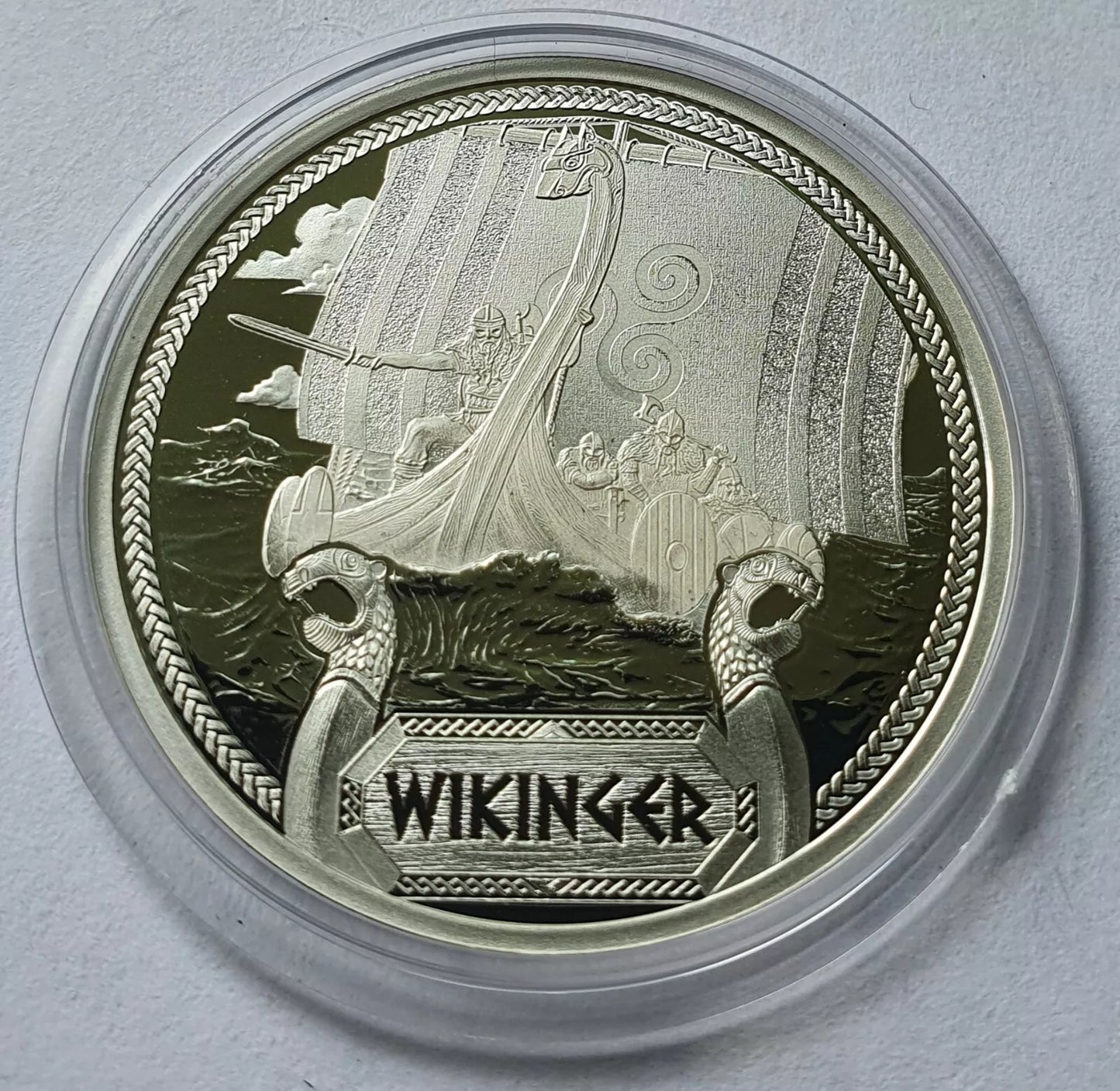 MEDAILLE - WIKINGER / SCHIFF - SILBER