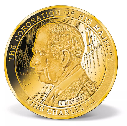 1/200 UNZE GOLD - KRÖNUNG CHARLES III. / ENGLAND