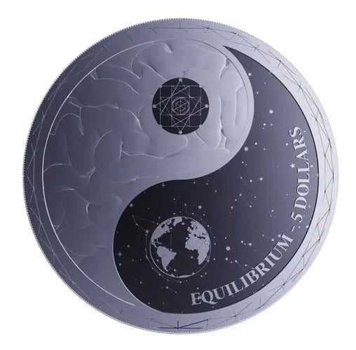 1 UNZE 999 SILBER - YIN YANG - SILBERMÜNZE